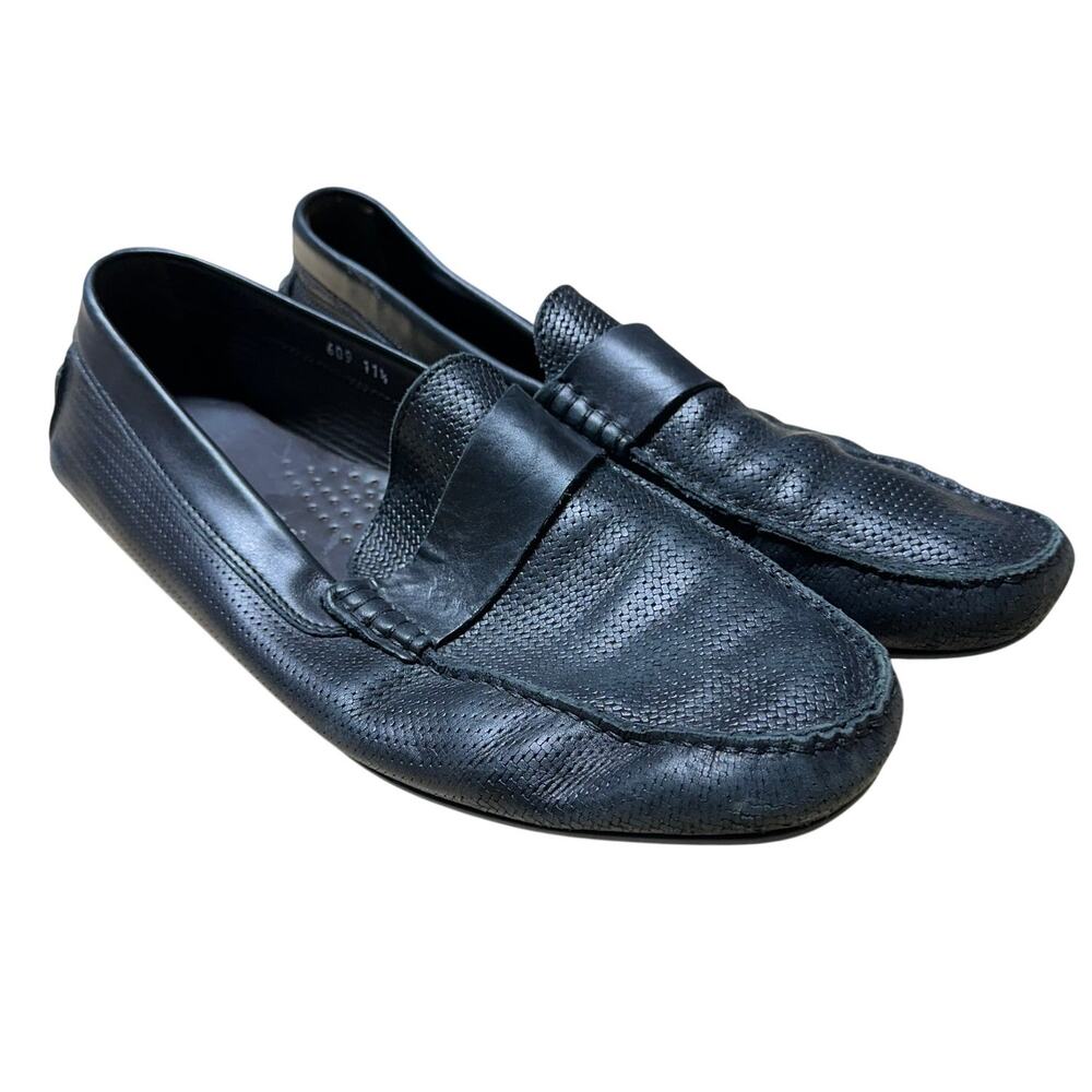 To Boot New York Adam Derrick Magnus Black Driving Shoe Men's Size 11.5 EUC